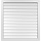 Ekena Millwork Vertical Surface Mount PVC Gable Vent: Functional, w/ 2"W x 1-1/2"P Brickmould Frame, 34"W x 36"H GVPVE34X3602SF - alternate 1